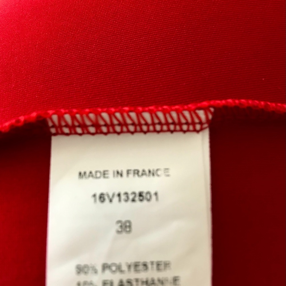 Stylish made and purchased in France, worn only once, lost weight.